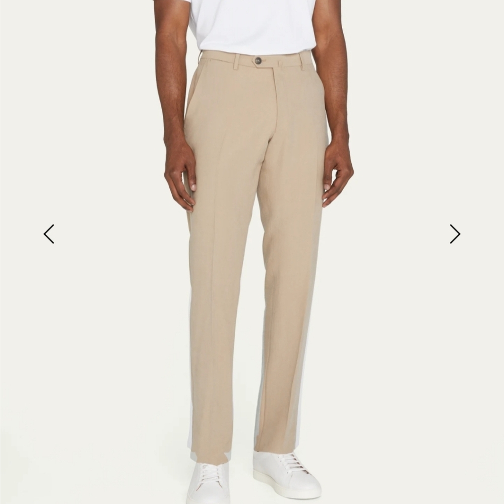 Nwt Emporio Armani Suit Seperates Trousers Khaki Pants 40 Business Casual Classy